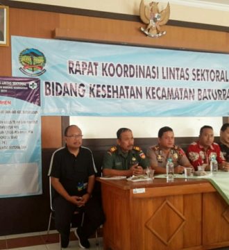 Rapat Koordinasi Lintas Sektoral Bidang Kesehatan Kecamatan Baturraden Tahun 2019