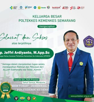Selamat dan Sukses atas terpilihnya Bapak Direktur Poltekkes Kemenkes Semarang Sebagai Ketua Umum Asosiasi Politeknik Kesehatan Indonesia (APKESI)