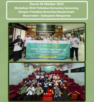 Workshop Osce Poltekkes Kemenkes Semarang Dengan Poltekkes Kemenkes Banjarmasin