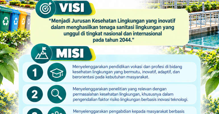 Visi Misi Jurusan Kesehatan Lingkungan